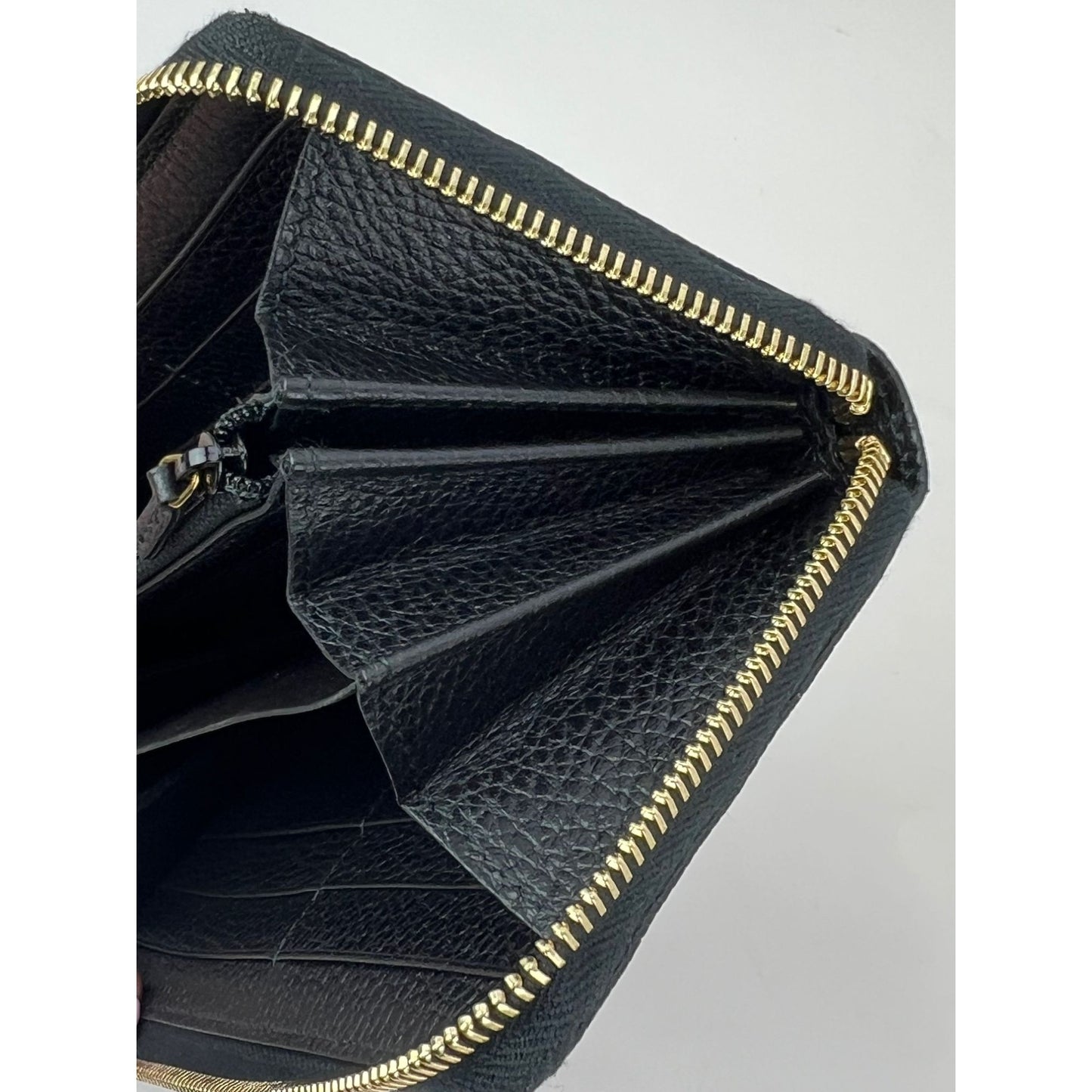 
                  
                    Gucci GG Black Marmont Bosco Continental Zip Around Wallet
                  
                