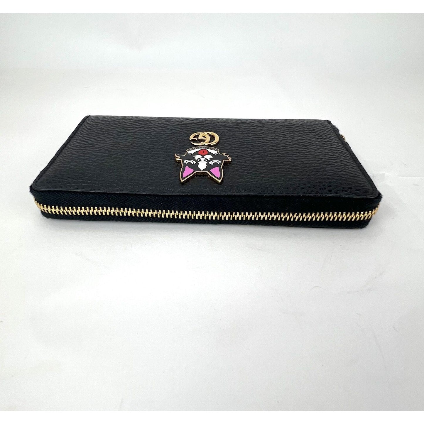 
                  
                    Gucci GG Black Marmont Bosco Continental Zip Around Wallet
                  
                
