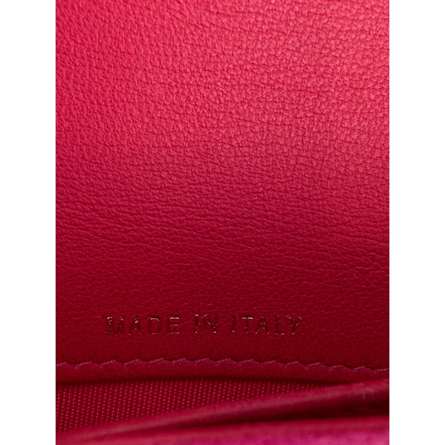 
                  
                    Chanel Velvet Quilted Timeless Fuchsia Wallet on a Chain Clutch Bag
                  
                