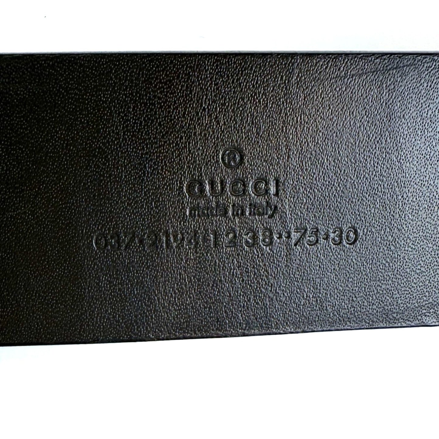 
                  
                    Gucci Interlocking GG Buckle Dark Brown Leather Belt Size 75
                  
                