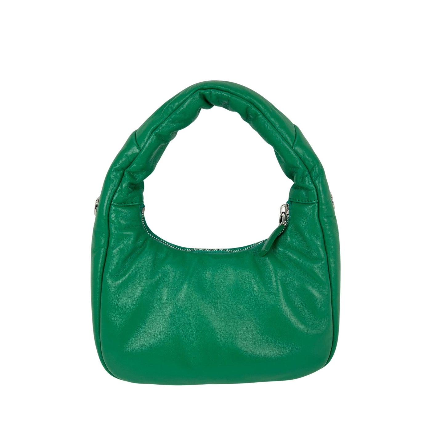 
                  
                    Prada Soft Nappa Leather Mini Padded Green Hand Bag
                  
                