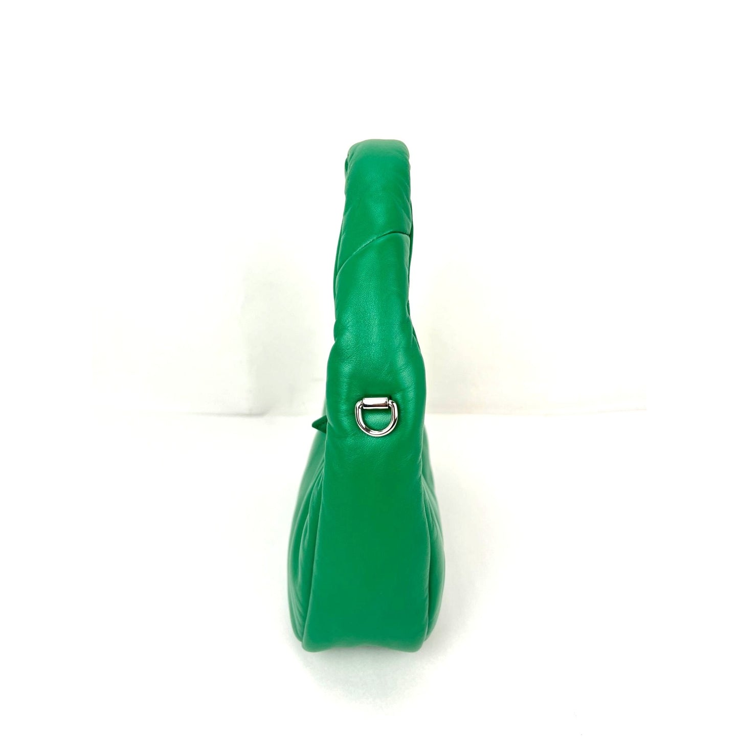 
                  
                    Prada Soft Nappa Leather Mini Padded Green Hand Bag
                  
                