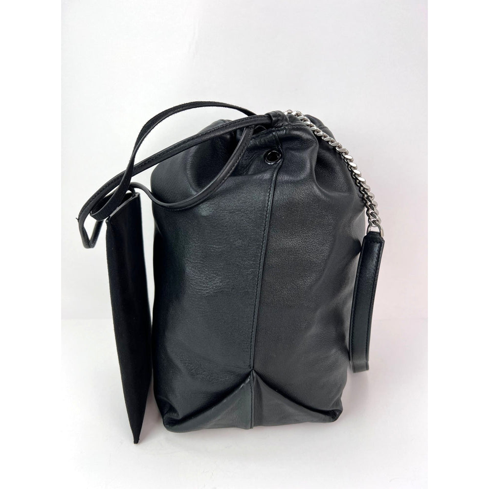 
                  
                    Saint Laurent Lambskin Teddy Drawstring Sac Bucket Bag
                  
                