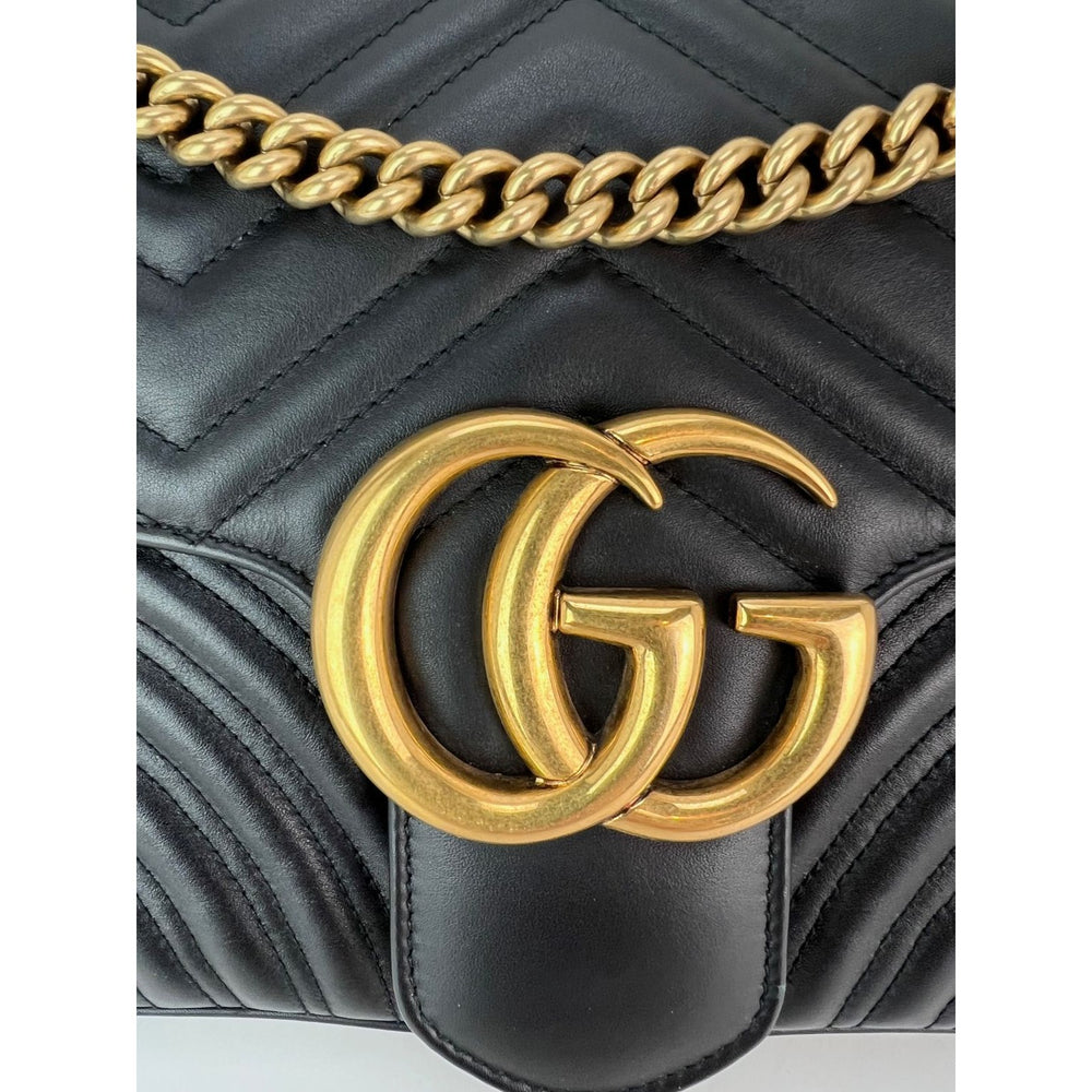 
                  
                    Gucci GG Marmont Black Leather Large Shoulder Bag
                  
                