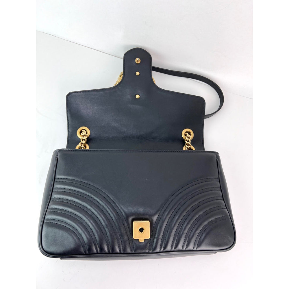 
                  
                    Gucci GG Marmont Black Leather Large Shoulder Bag
                  
                