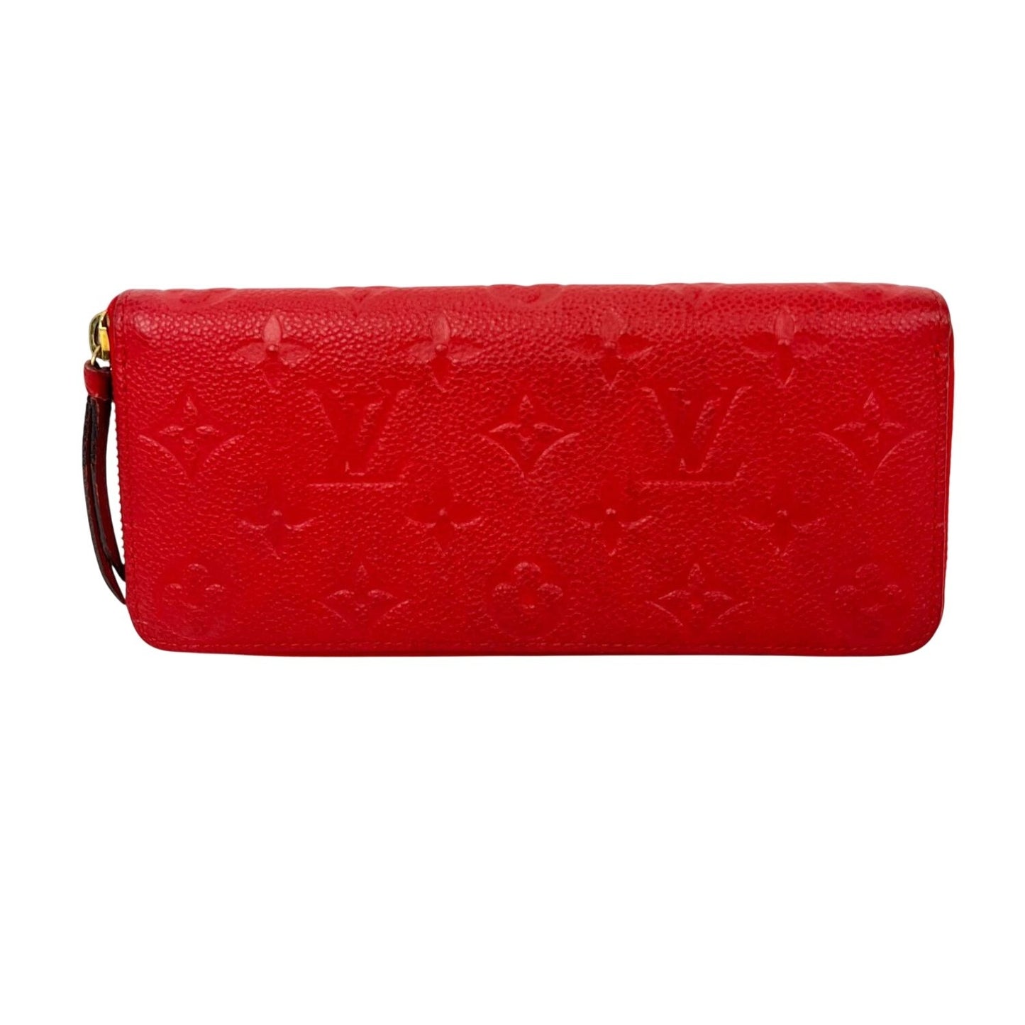 
                  
                    Louis Vuitton Clemence Red Empriente Leather Wallet
                  
                