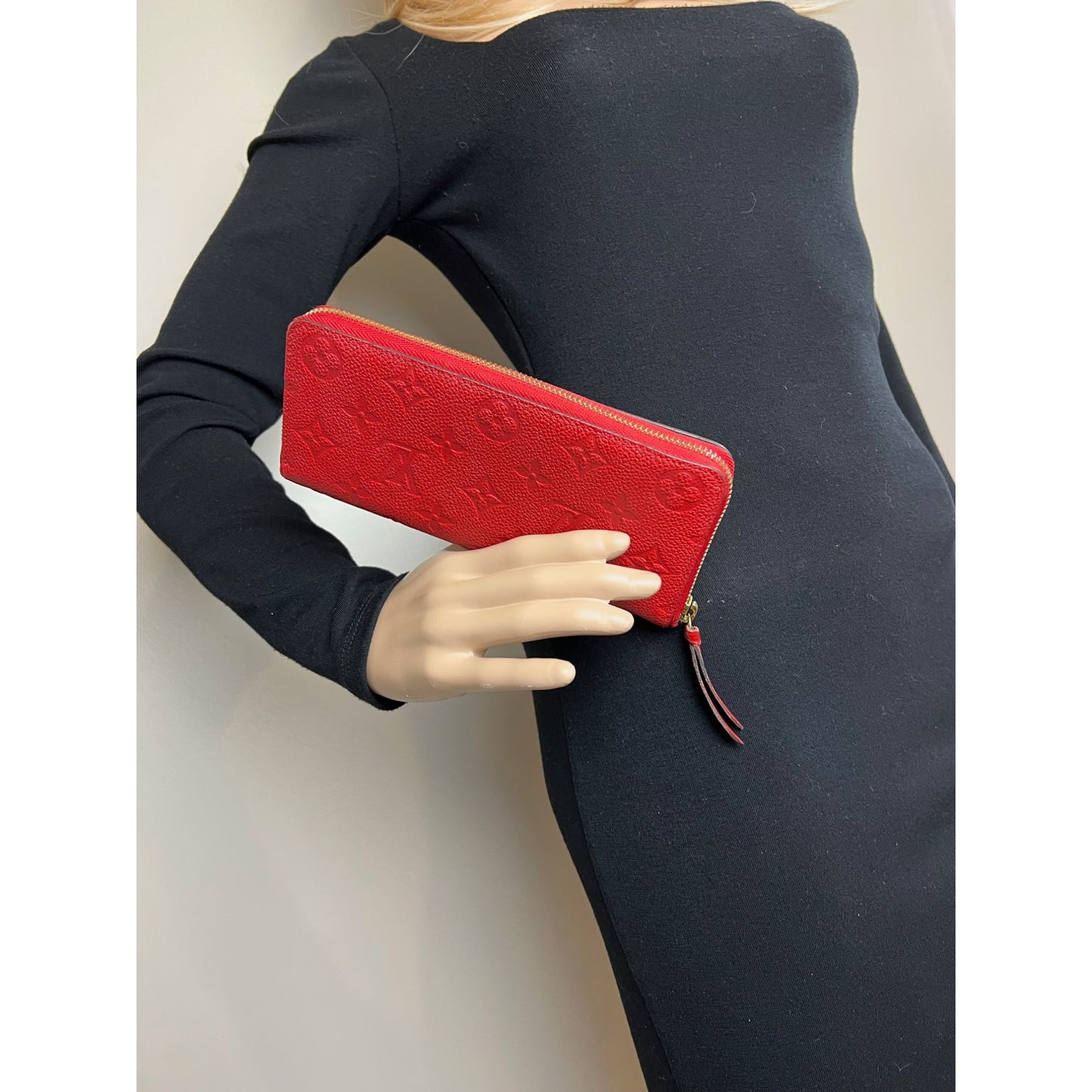 
                  
                    Louis Vuitton Clemence Red Empriente Leather Wallet
                  
                