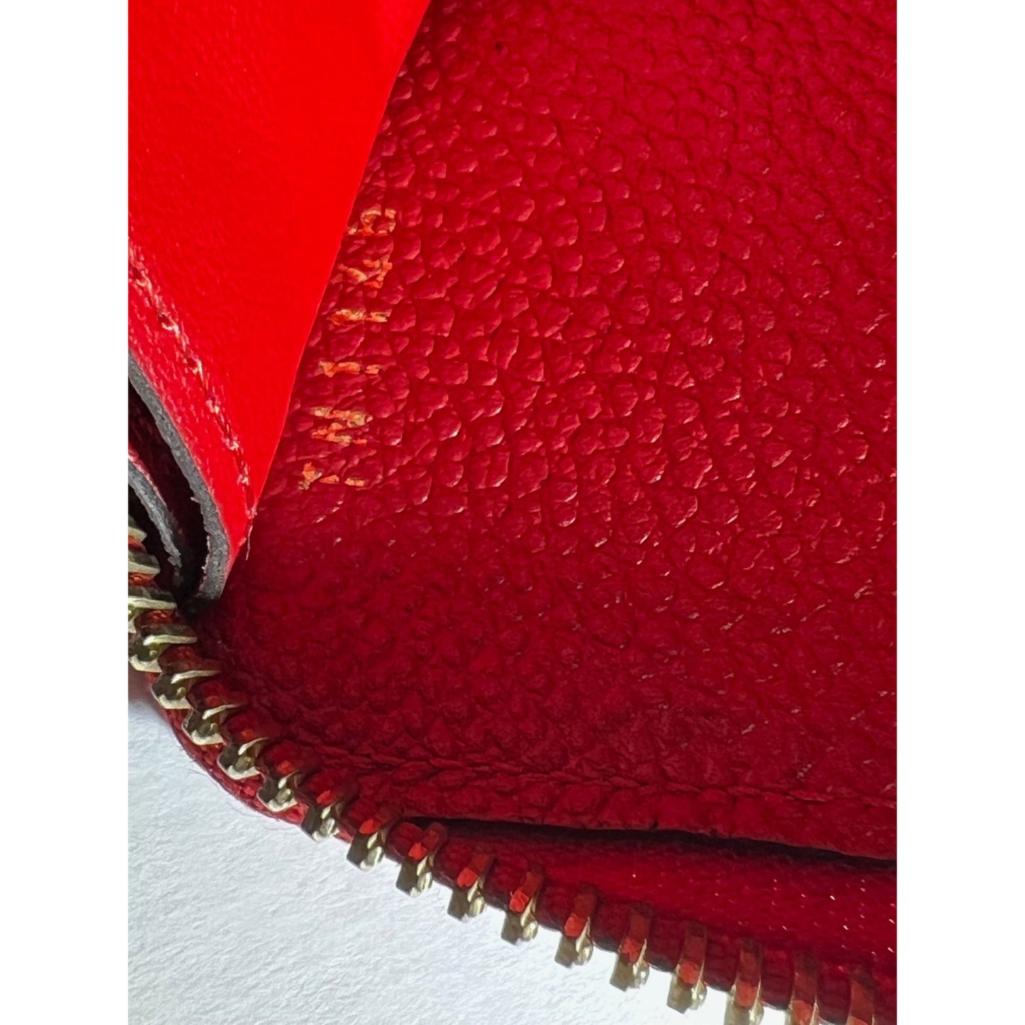 
                  
                    Louis Vuitton Clemence Red Empriente Leather Wallet
                  
                