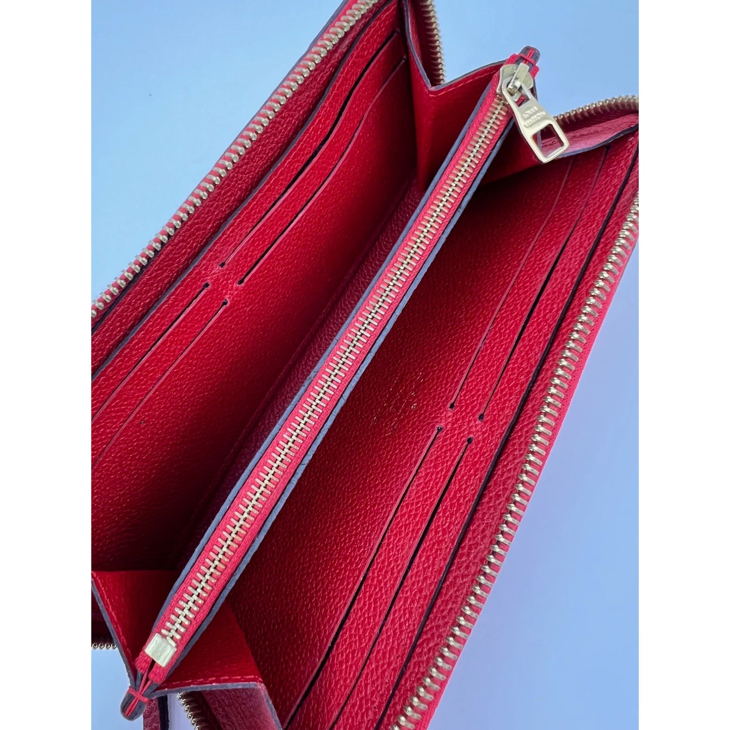 
                  
                    Louis Vuitton Clemence Red Empriente Leather Wallet
                  
                