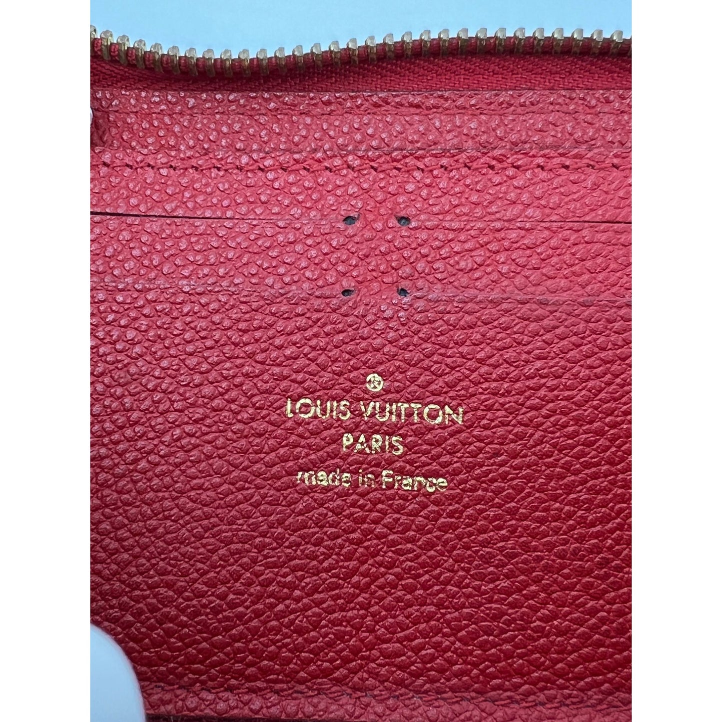 
                  
                    Louis Vuitton Clemence Red Empriente Leather Wallet
                  
                