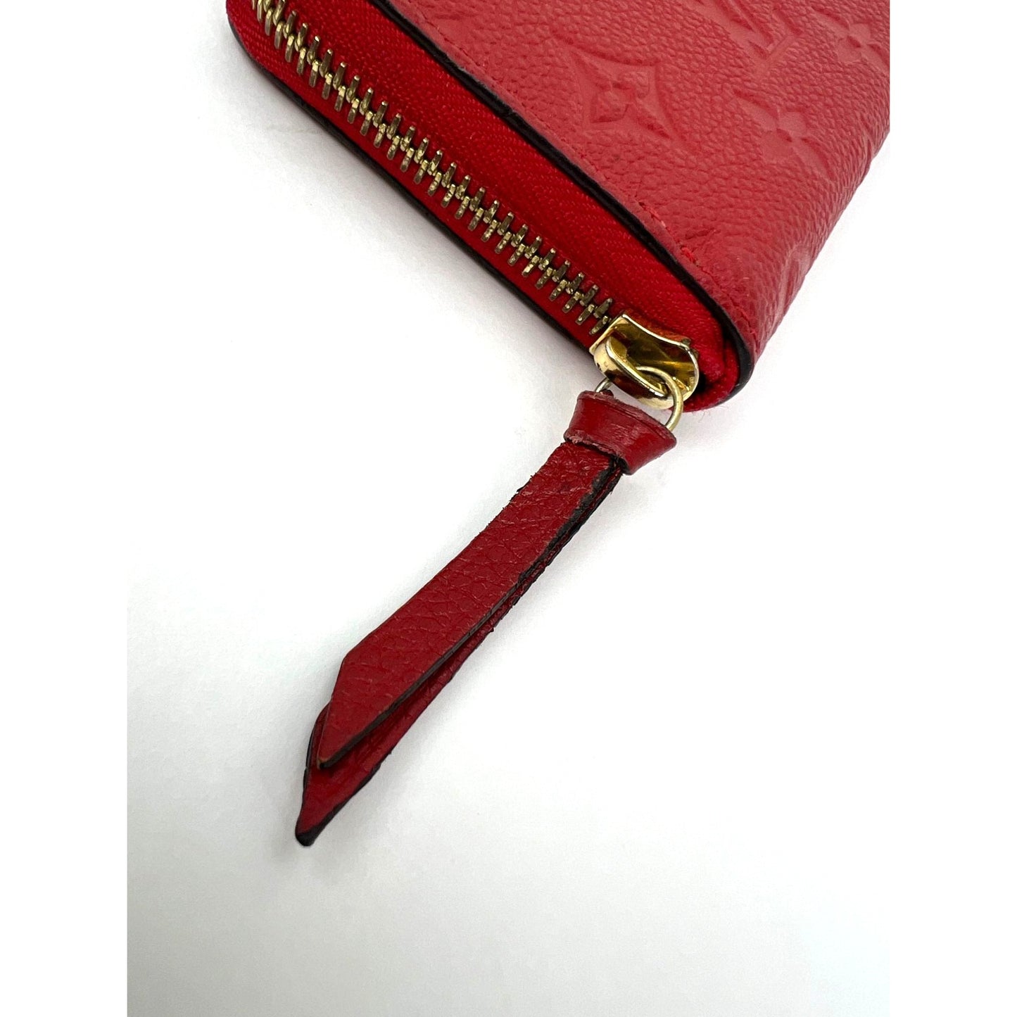 
                  
                    Louis Vuitton Clemence Red Empriente Leather Wallet
                  
                
