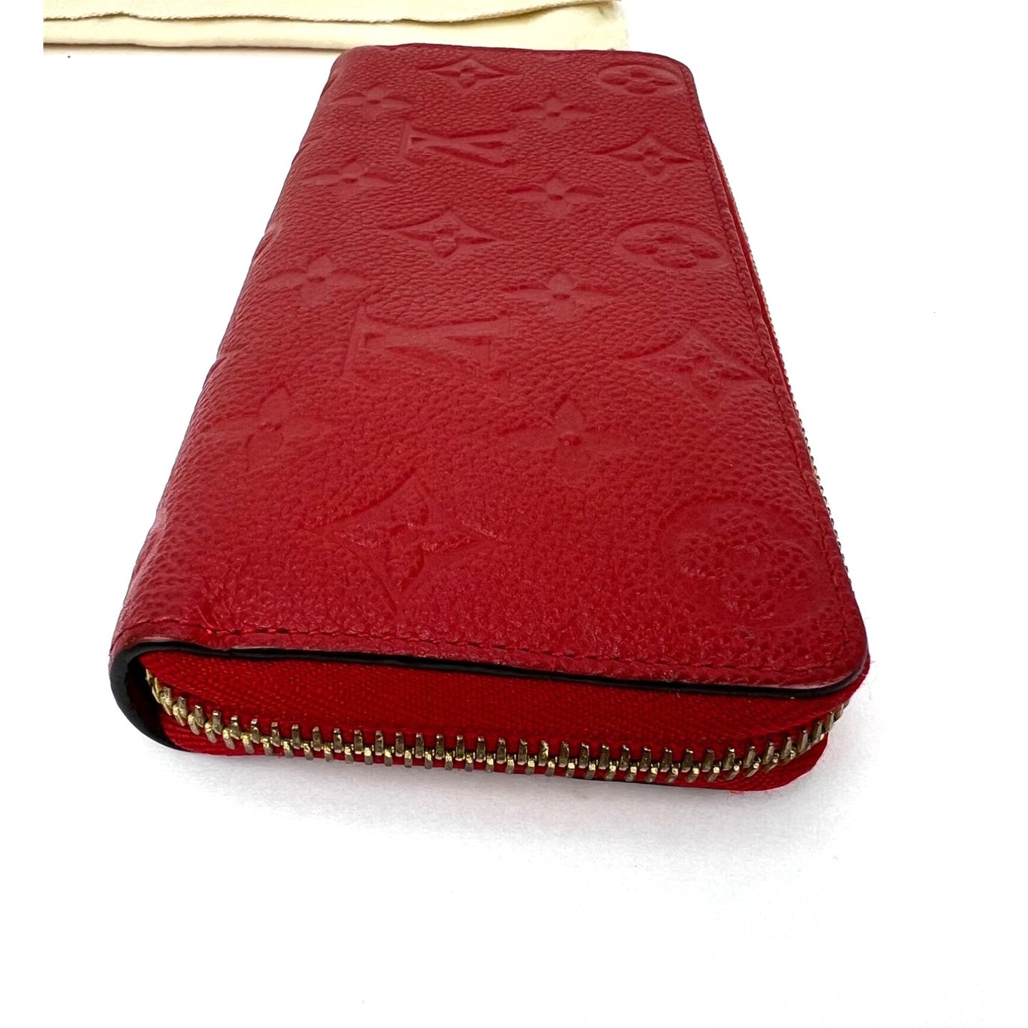 
                  
                    Louis Vuitton Clemence Red Empriente Leather Wallet
                  
                