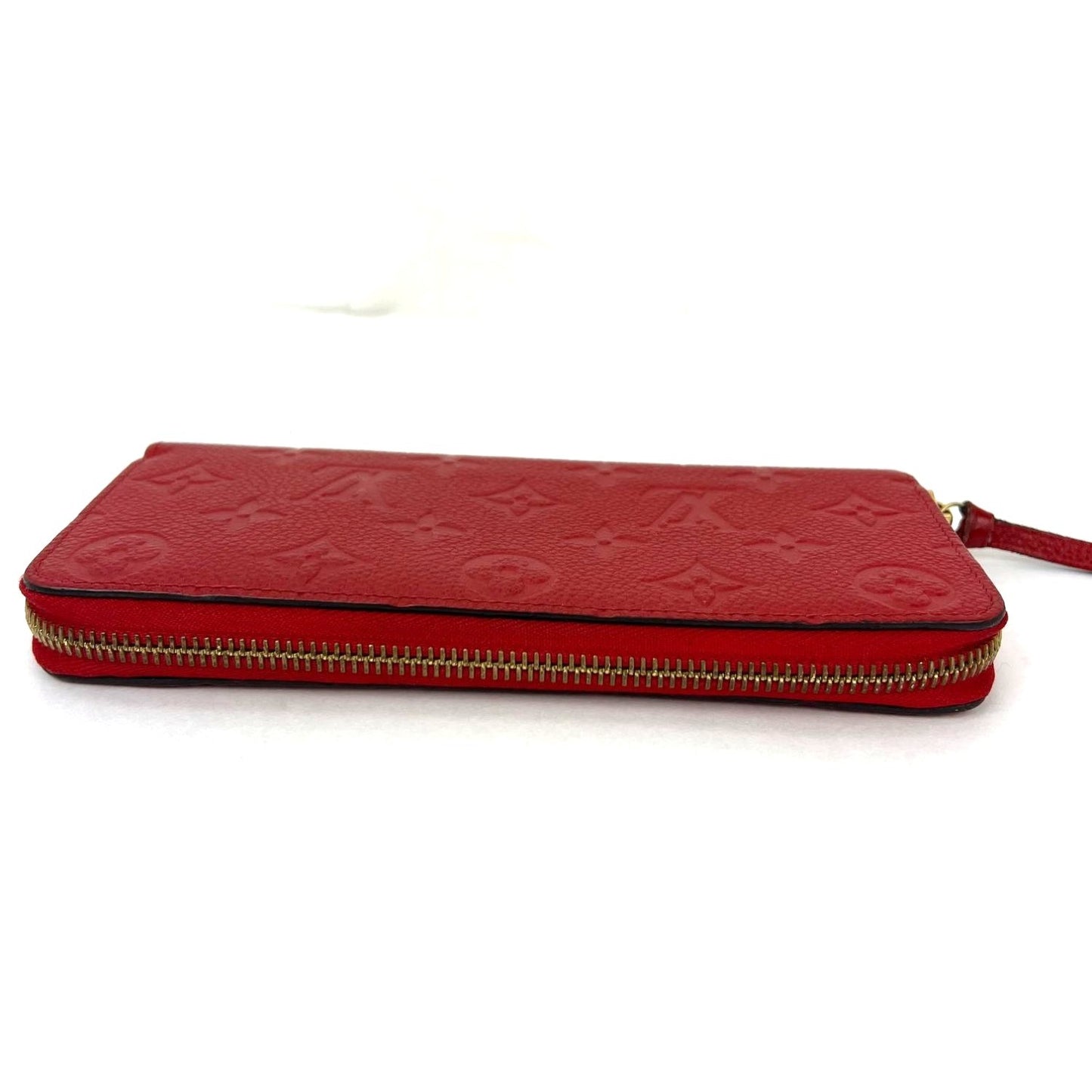 
                  
                    Louis Vuitton Clemence Red Empriente Leather Wallet
                  
                