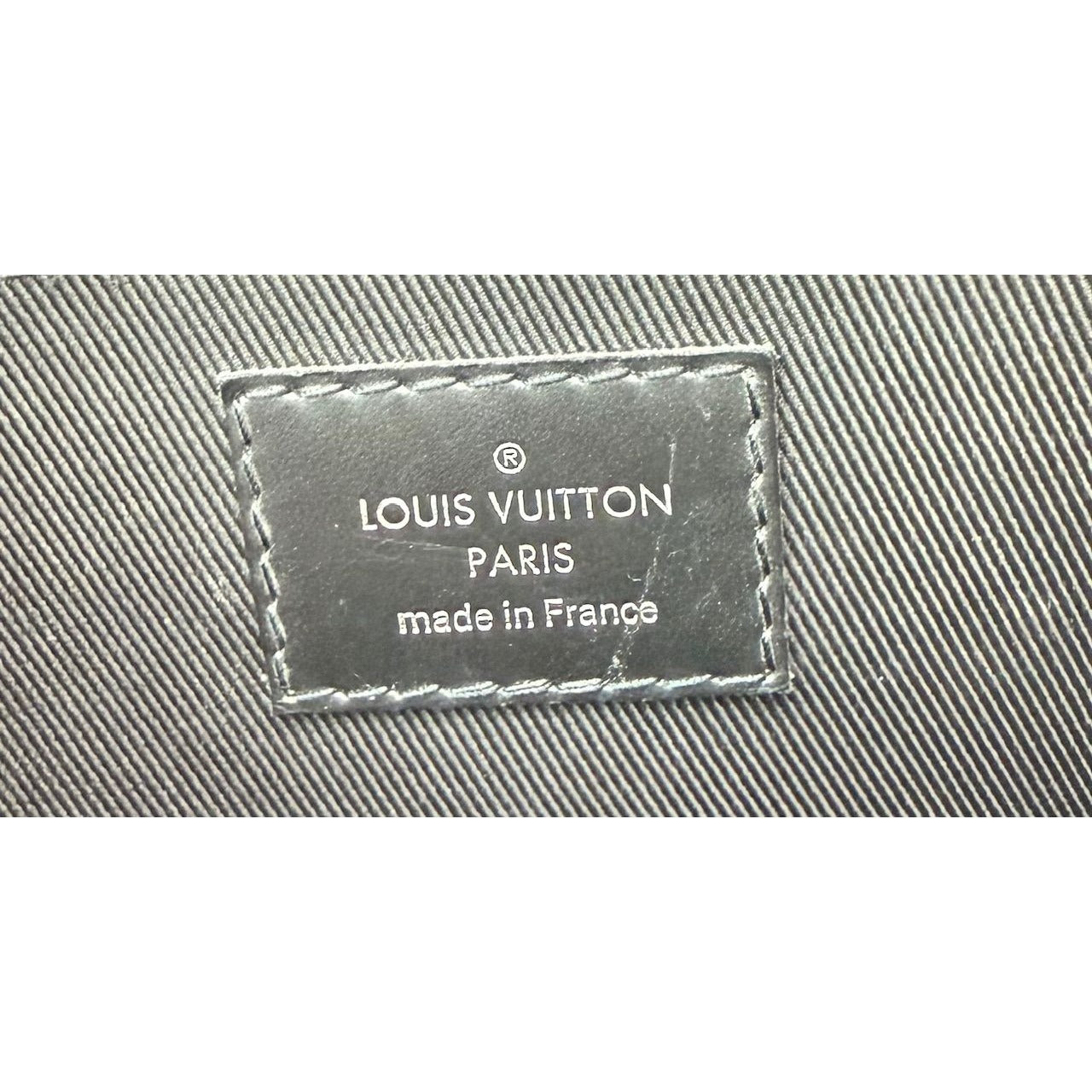
                  
                    Louis Vuitton Black Monogram Eclipse Discovery GM Pochette Clutch Bag
                  
                