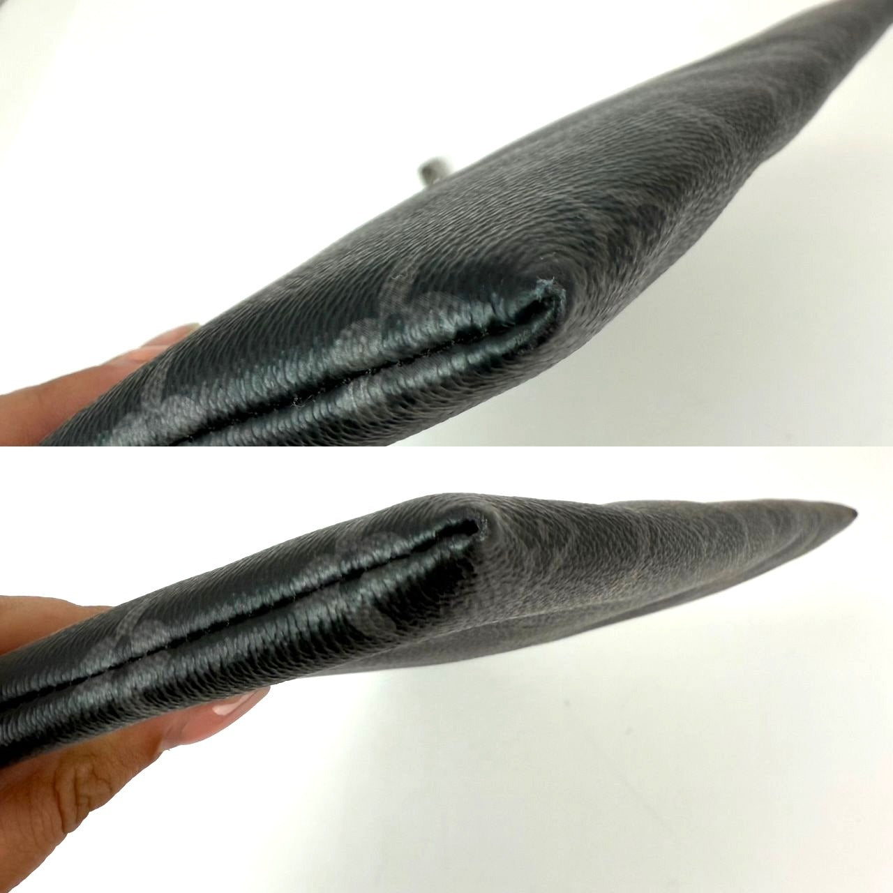 
                  
                    Louis Vuitton Black Monogram Eclipse Discovery GM Pochette Clutch Bag
                  
                