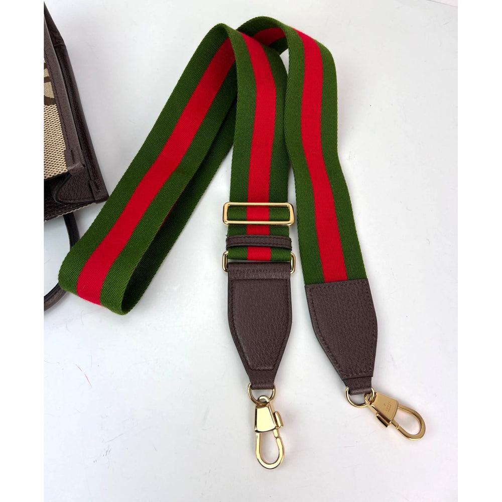 
                  
                    Gucci Jumbo GG textured dollar calfskin Mini Web Vertical Tote
                  
                