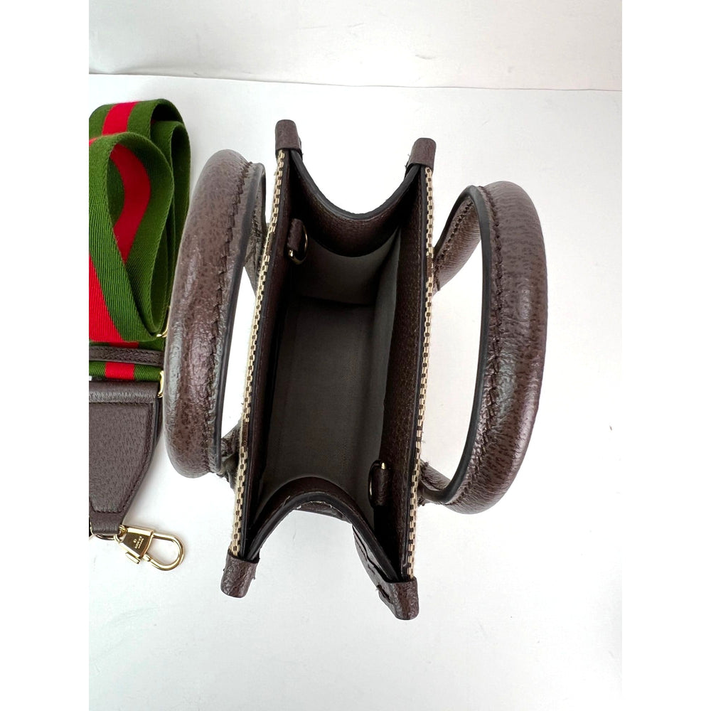 
                  
                    Gucci Jumbo GG textured dollar calfskin Mini Web Vertical Tote
                  
                