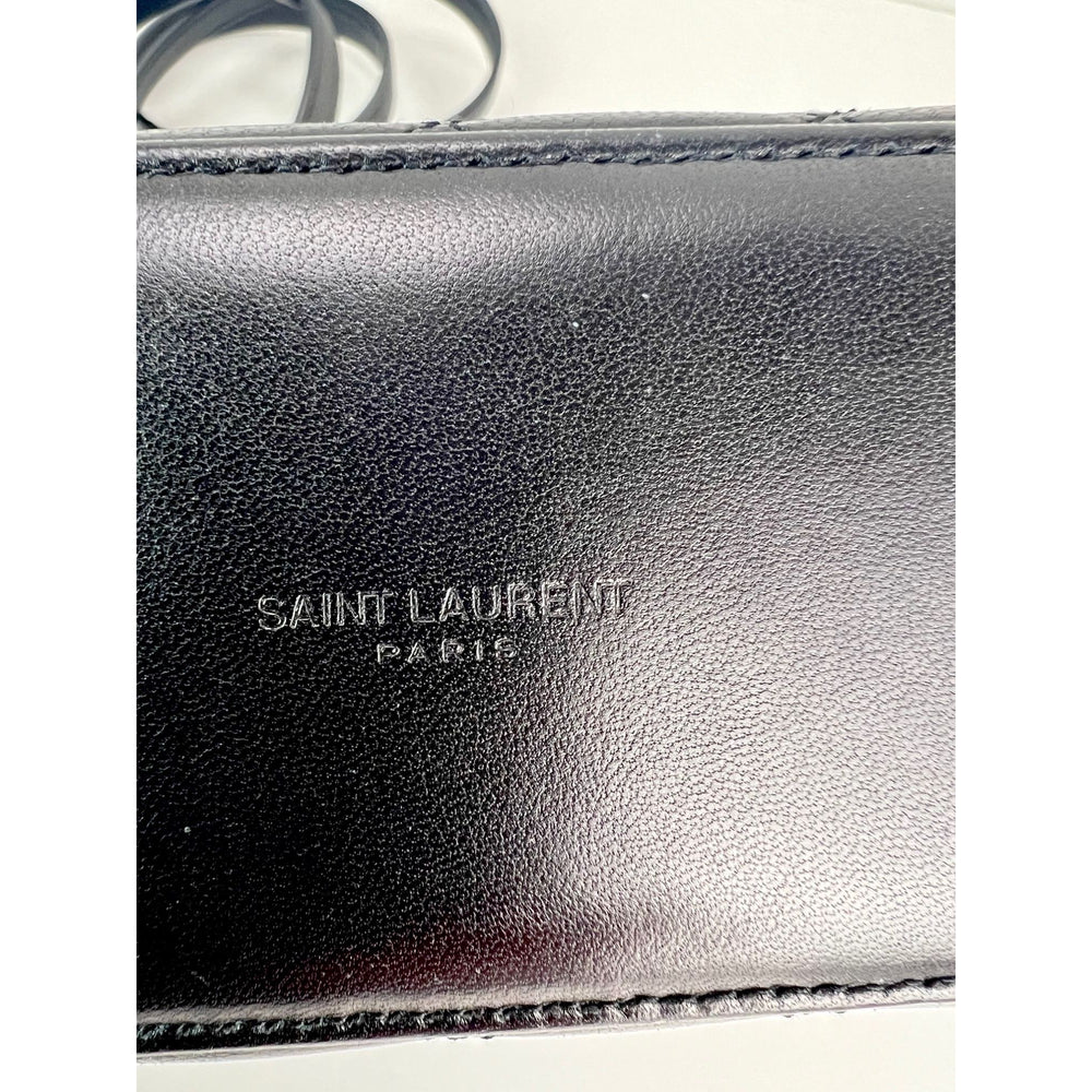 
                  
                    Saint Laurent Mini Gaby Quilted Lambskin Vanity Case Shoulder Bag
                  
                