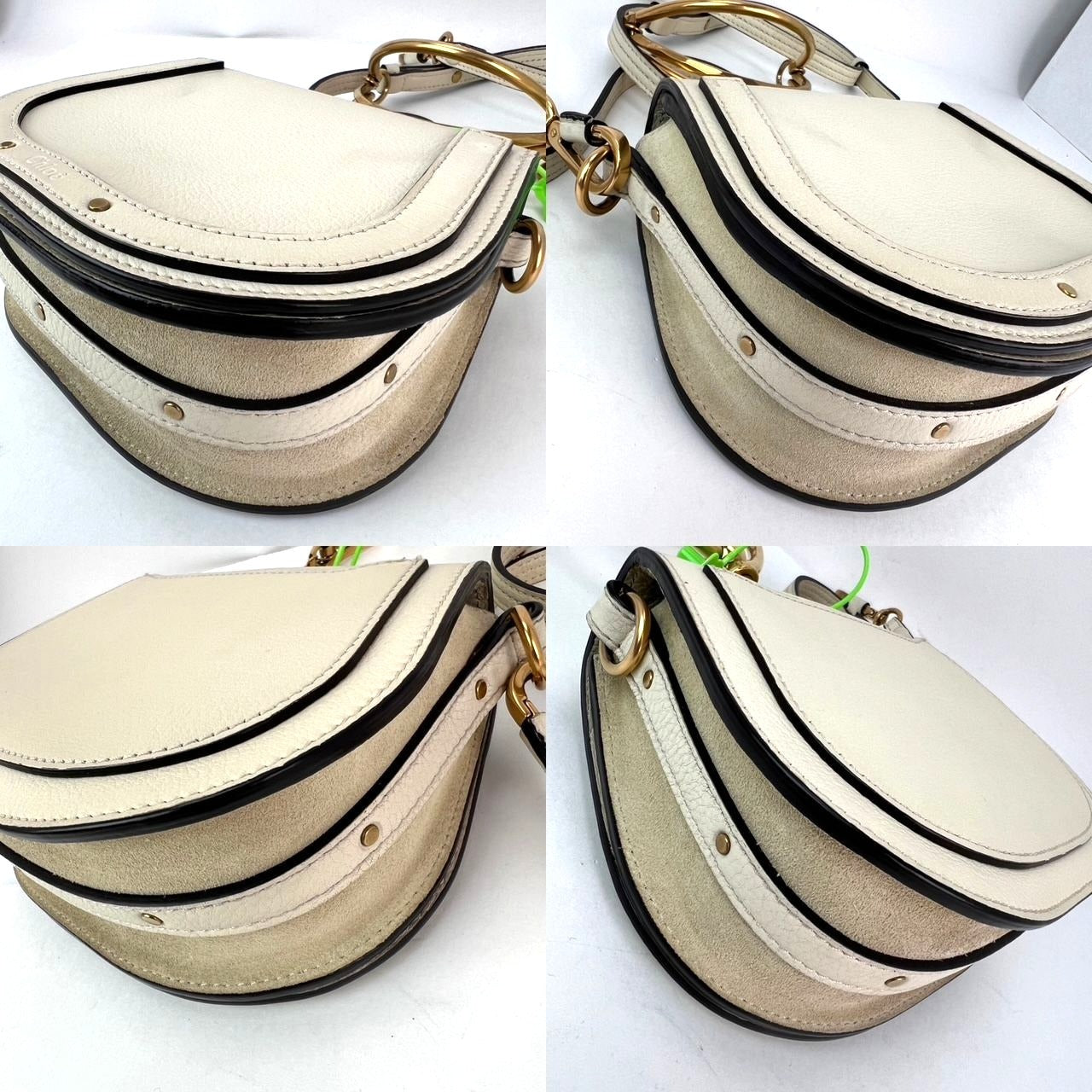 
                  
                    Chloe Nile Small Beige Leather Wrist Crossbody Bag
                  
                