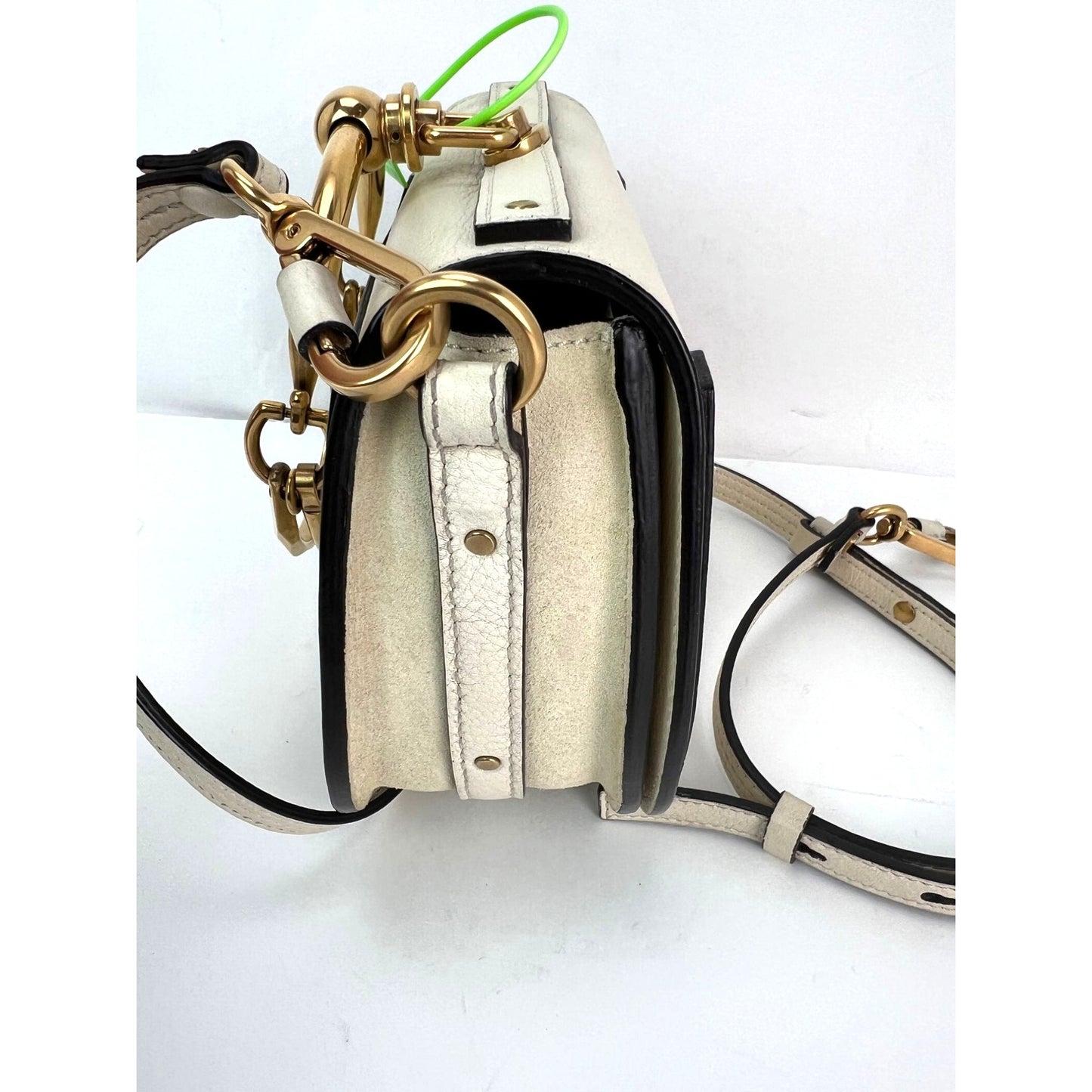 
                  
                    Chloe Nile Small Beige Leather Wrist Crossbody Bag
                  
                