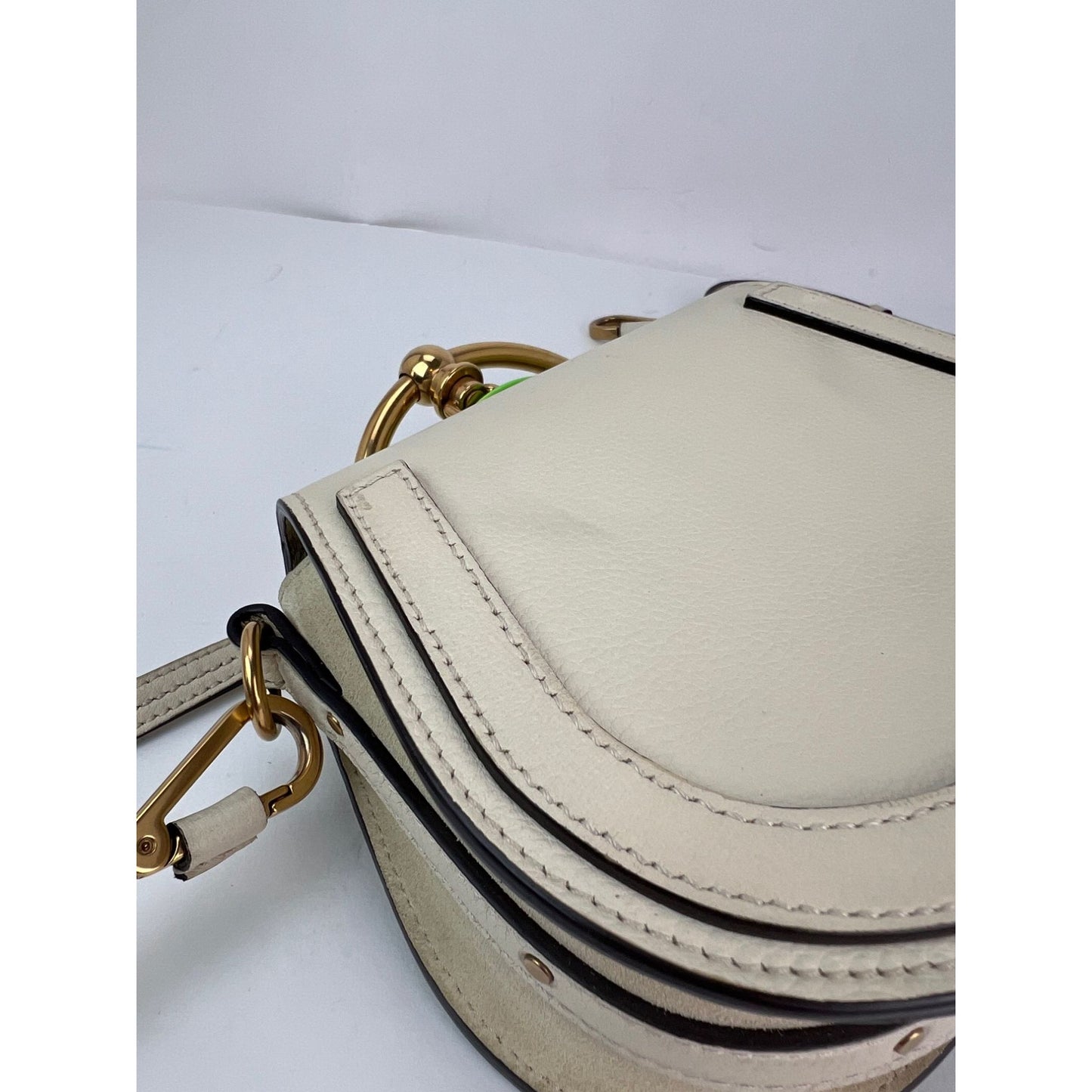 
                  
                    Chloe Nile Small Beige Leather Wrist Crossbody Bag
                  
                