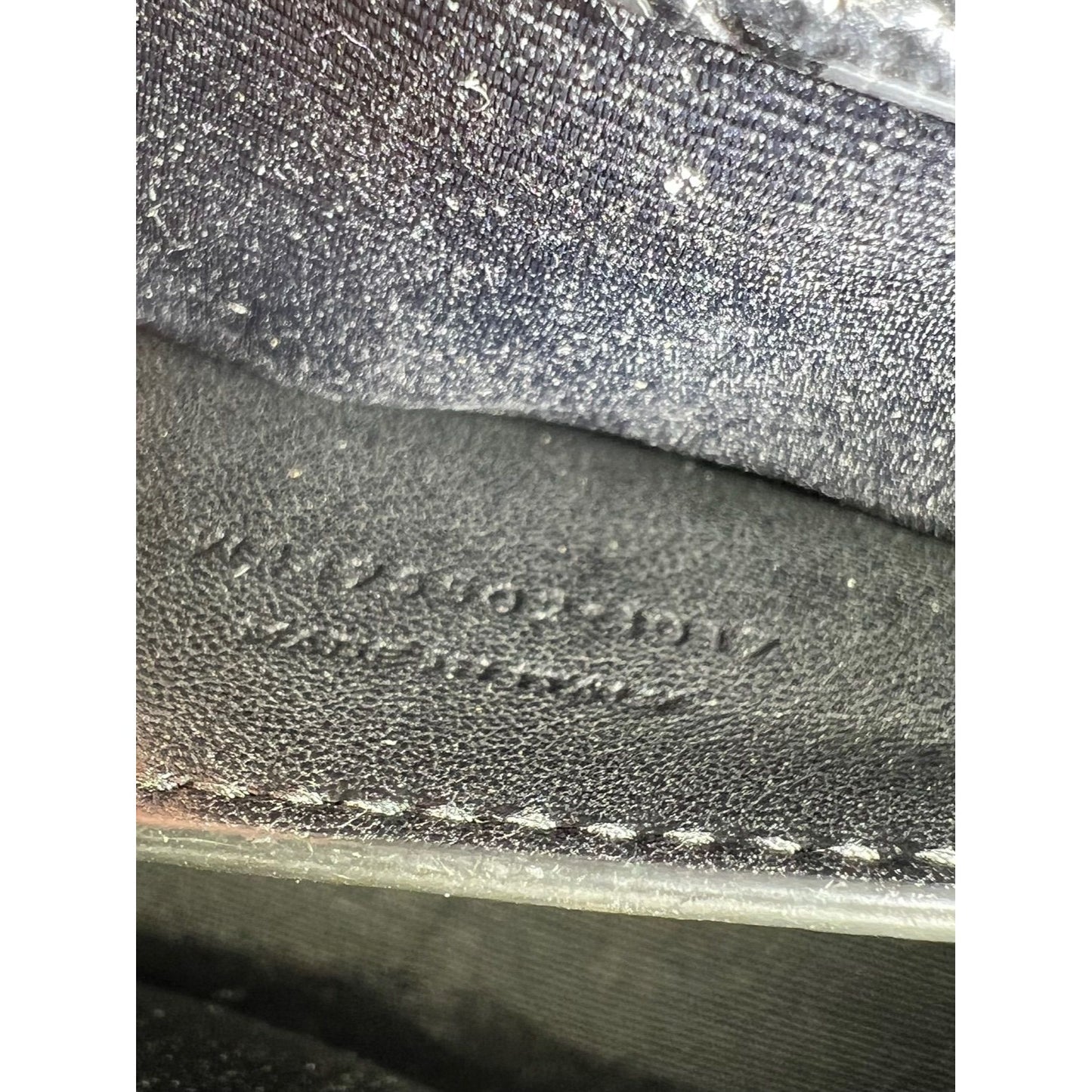 
                  
                    Saint Laurent Embossed Black Leather Envelope Medium Chain Shoulder Bag
                  
                