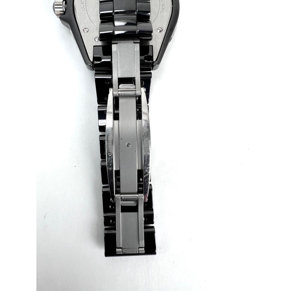 
                  
                    Chanel J12 GMT Stainless Steel Black Ceramic 41MM Watch Unisex
                  
                