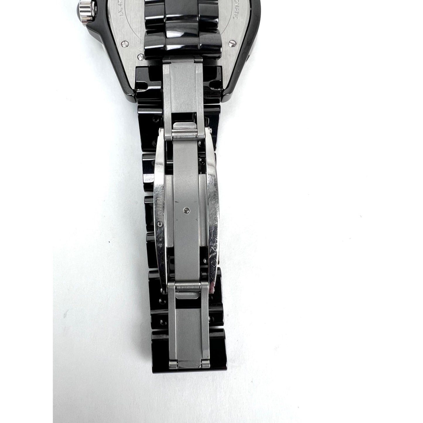 
                  
                    Chanel J12 GMT Stainless Steel Black Ceramic 41MM Watch Unisex
                  
                