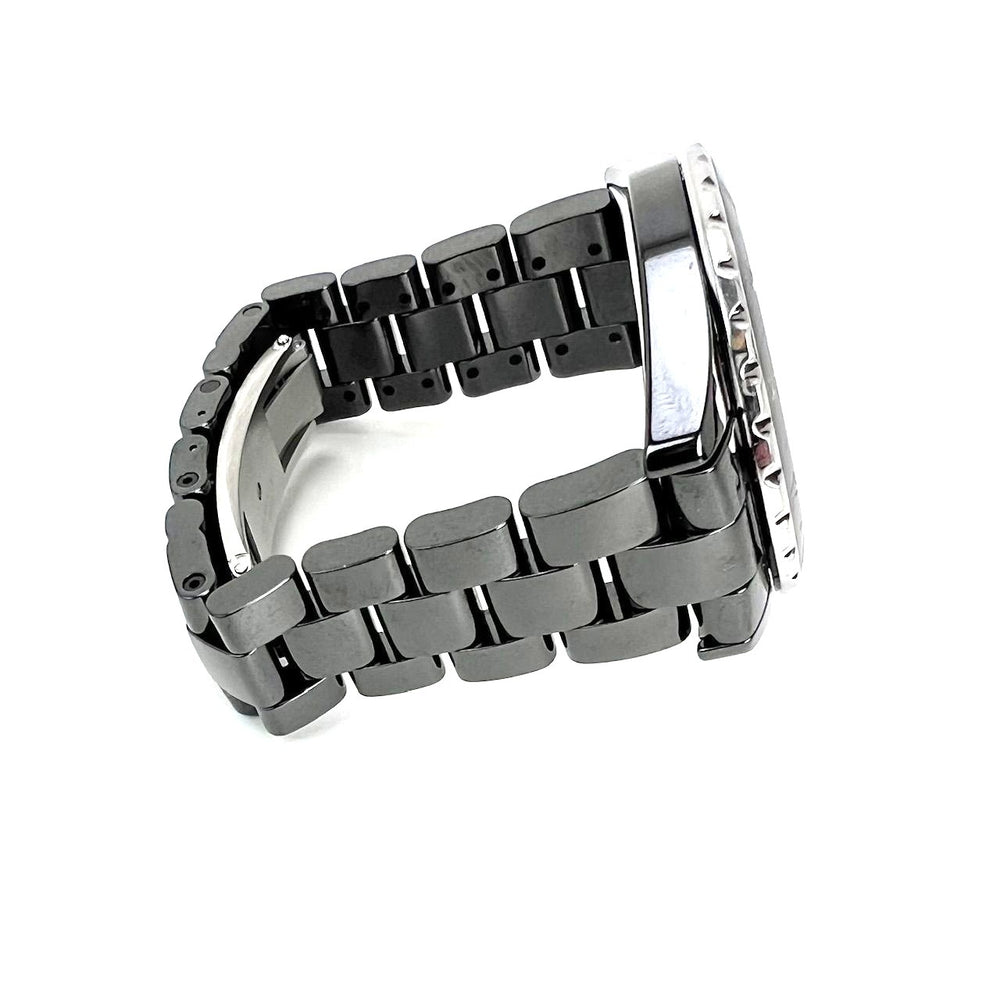 
                  
                    Chanel J12 GMT Stainless Steel Black Ceramic 41MM Watch Unisex
                  
                