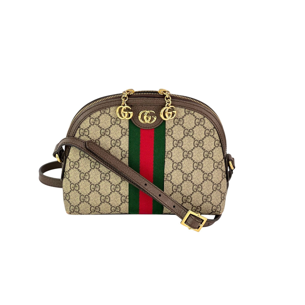 Gucci Ophidia Small Dome Monogram Web Shoulder Bag