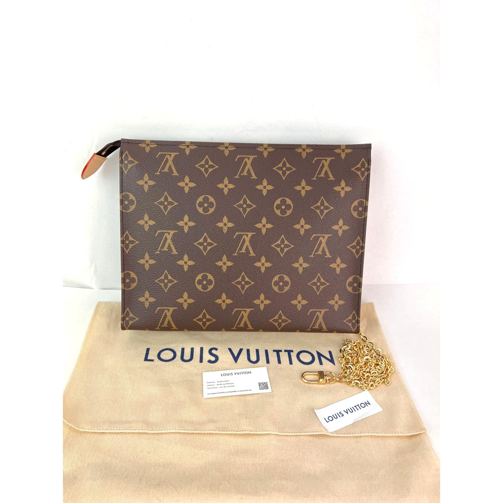 Louis Vuitton Toiletry Pouch 26 Monogram Clutch Handbag