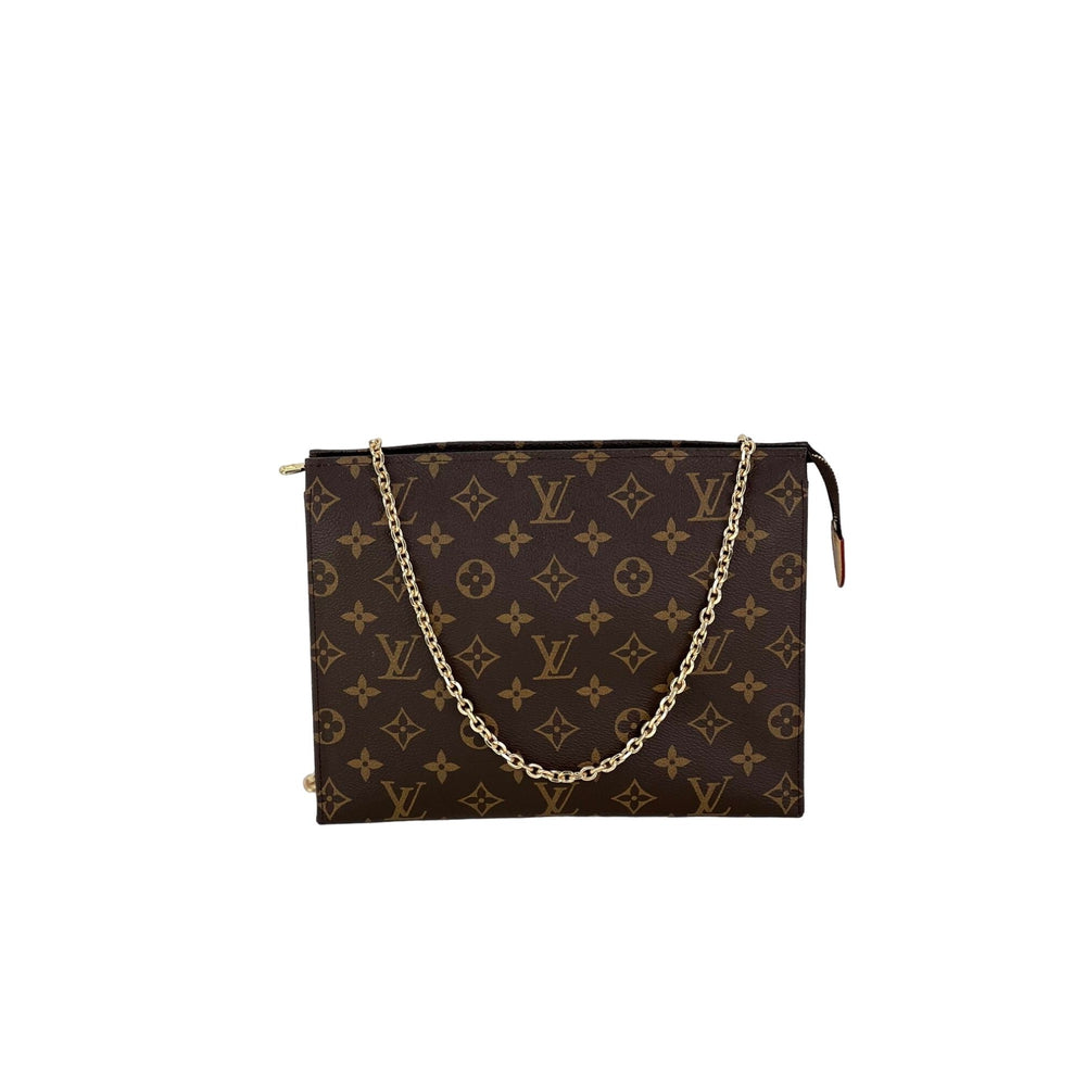 Louis Vuitton Toiletry Pouch 26 Monogram Clutch Handbag