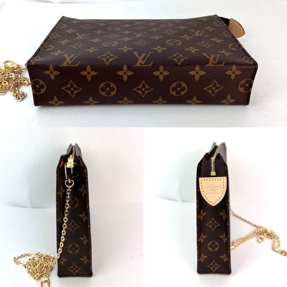 Louis Vuitton Toiletry Pouch 26 Monogram Clutch Handbag