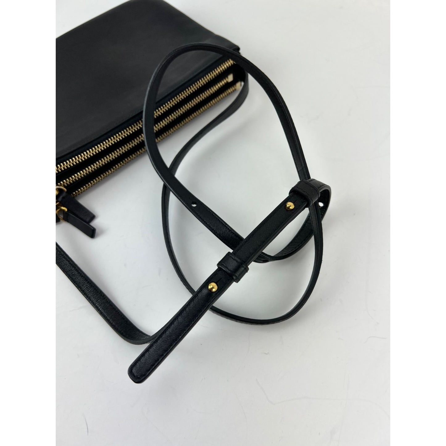 
                  
                    Celine Smooth Lambskin Small Trio Crossbody Black Bag
                  
                