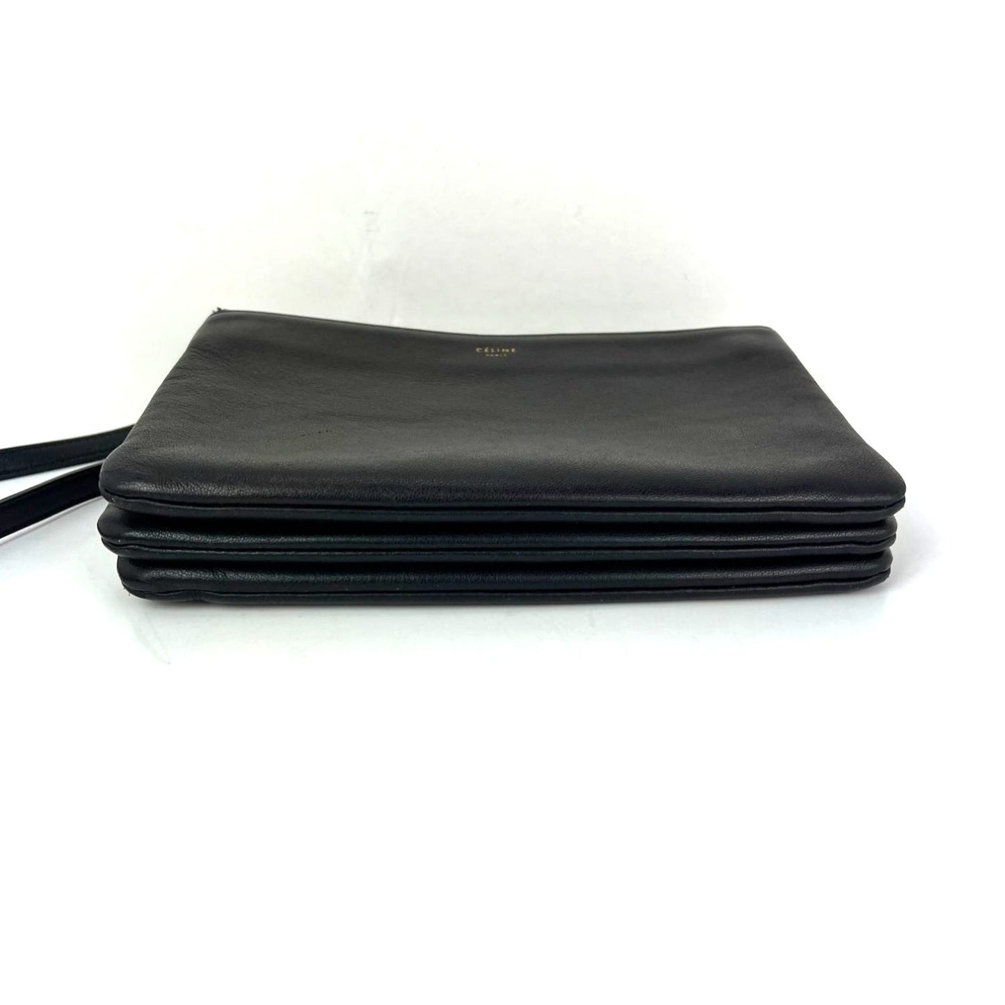 
                  
                    Celine Smooth Lambskin Small Trio Crossbody Black Bag
                  
                