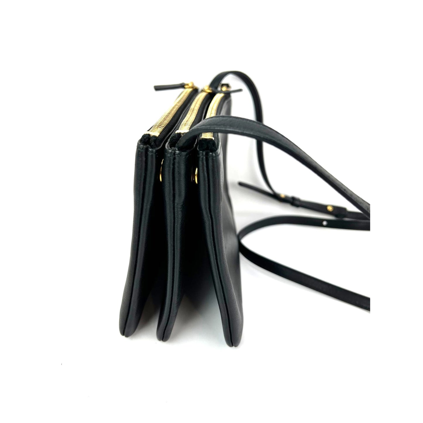 
                  
                    Celine Smooth Lambskin Small Trio Crossbody Black Bag
                  
                