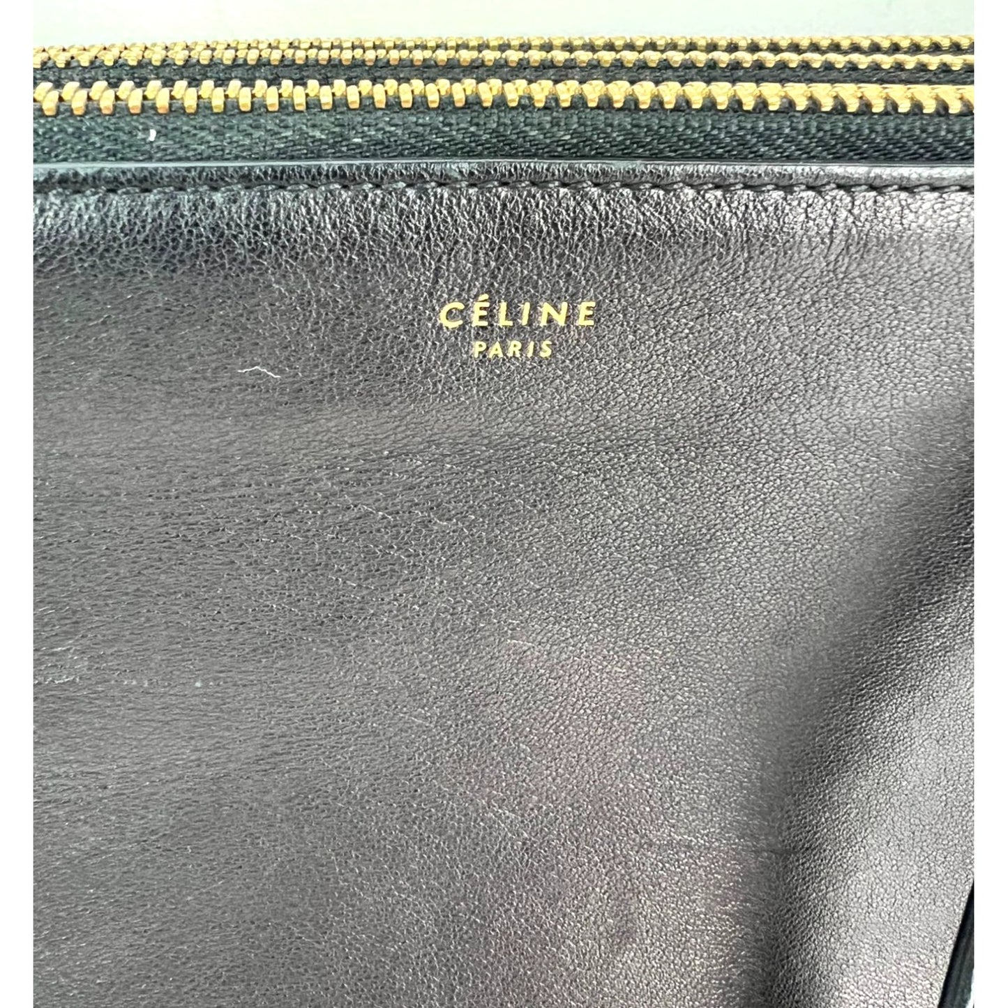 
                  
                    Celine Smooth Lambskin Small Trio Crossbody Black Bag
                  
                