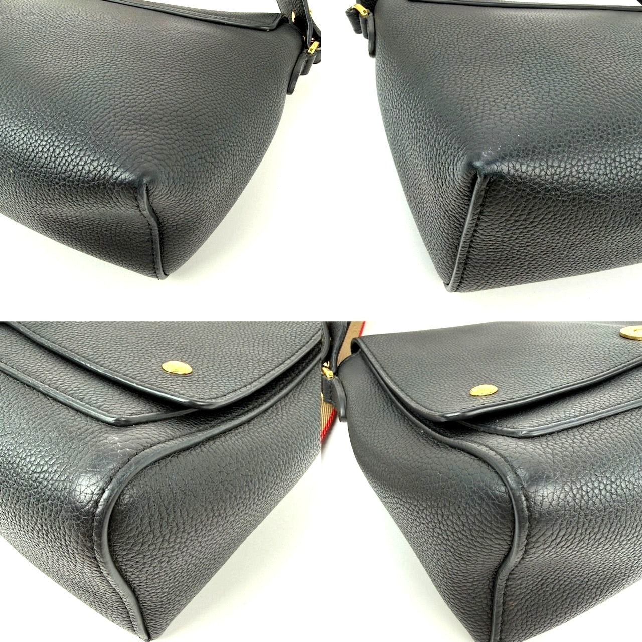 
                  
                    Burberry Grainy Calfskin Note Black Crossbody Bag
                  
                