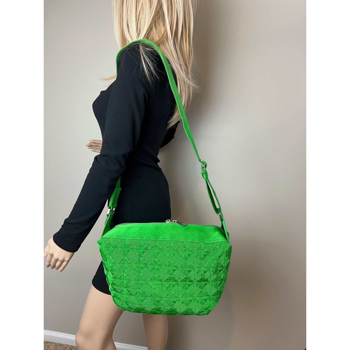 
                  
                    Bottega Veneta Intrecciato Green Webbing Crossbody Bag
                  
                