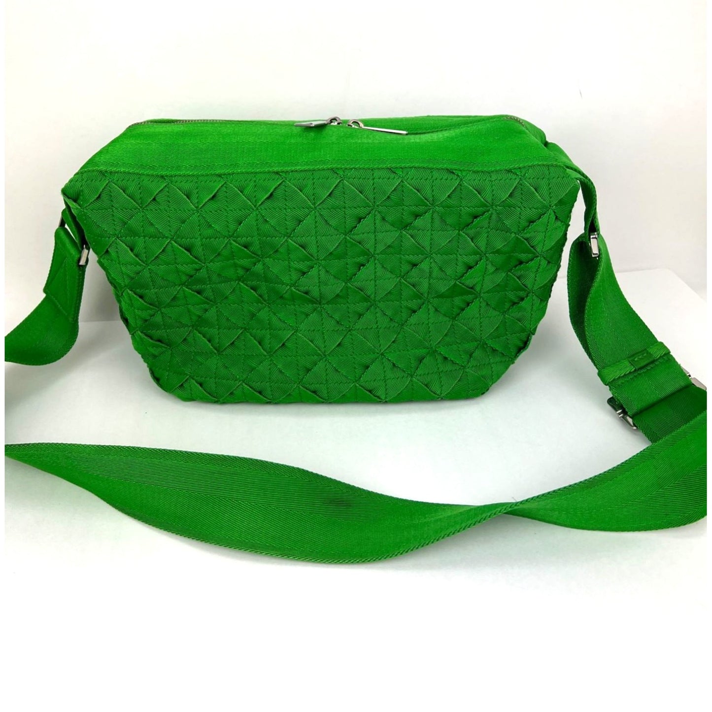 
                  
                    Bottega Veneta Intrecciato Green Webbing Crossbody Bag
                  
                