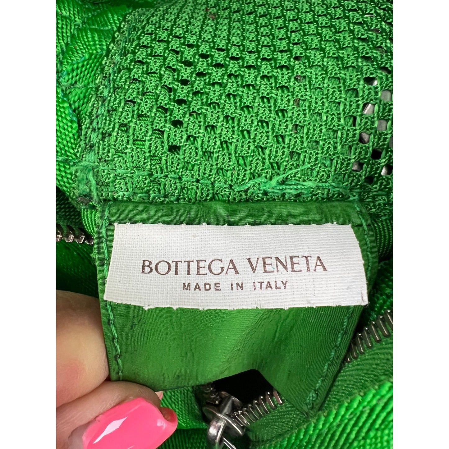 
                  
                    Bottega Veneta Intrecciato Green Webbing Crossbody Bag
                  
                