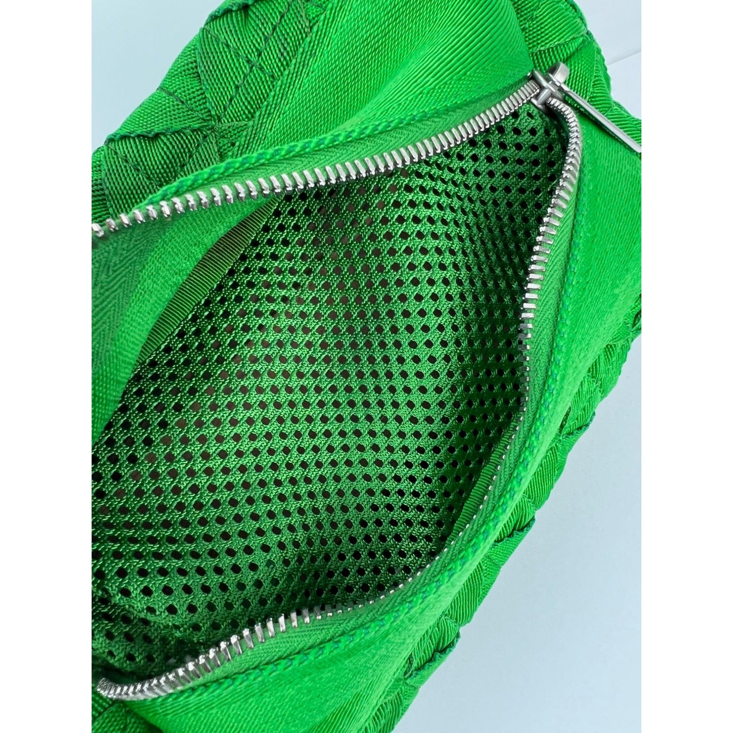 
                  
                    Bottega Veneta Intrecciato Green Webbing Crossbody Bag
                  
                