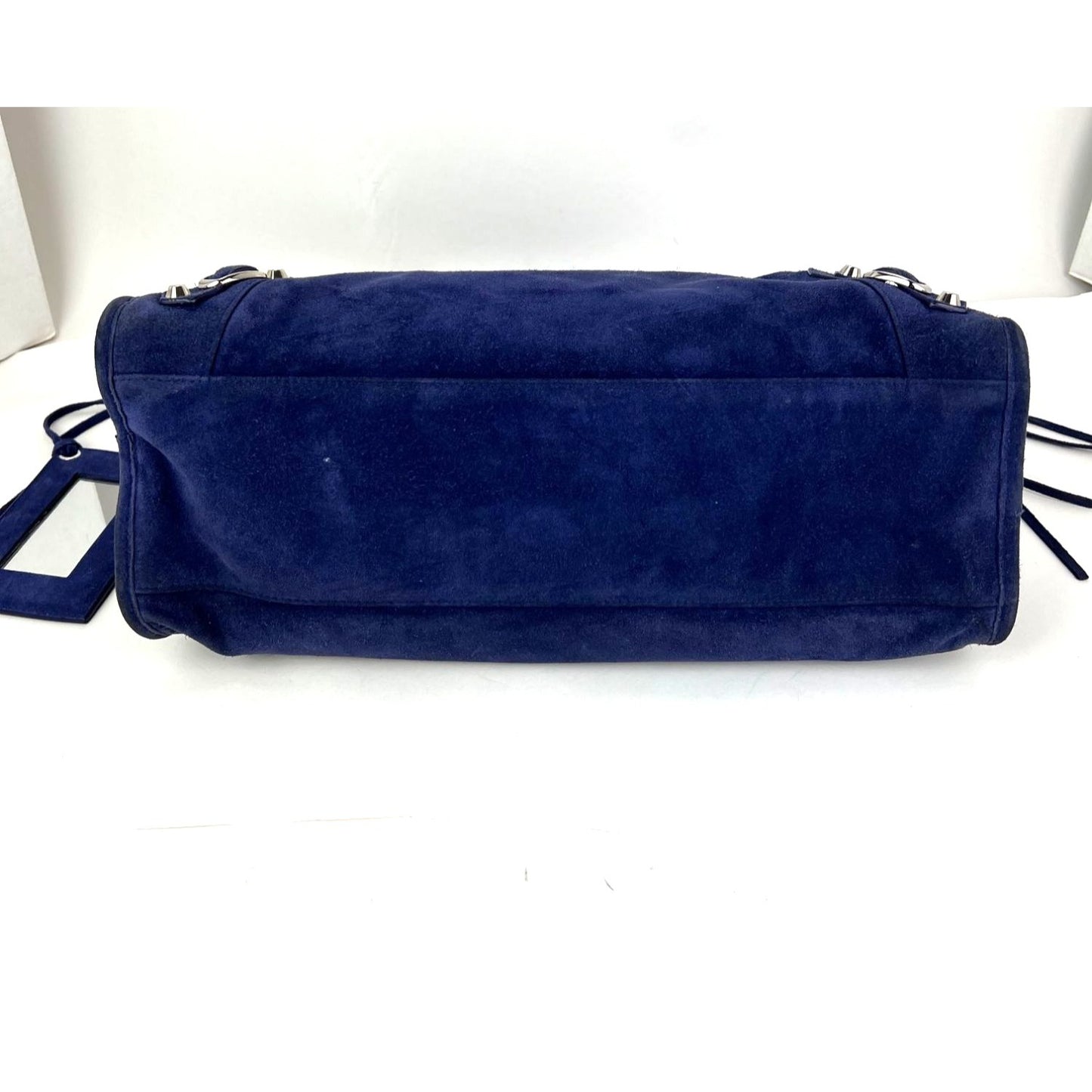 
                  
                    Balenciaga City Blue Suede Medium Shoulder Bag
                  
                