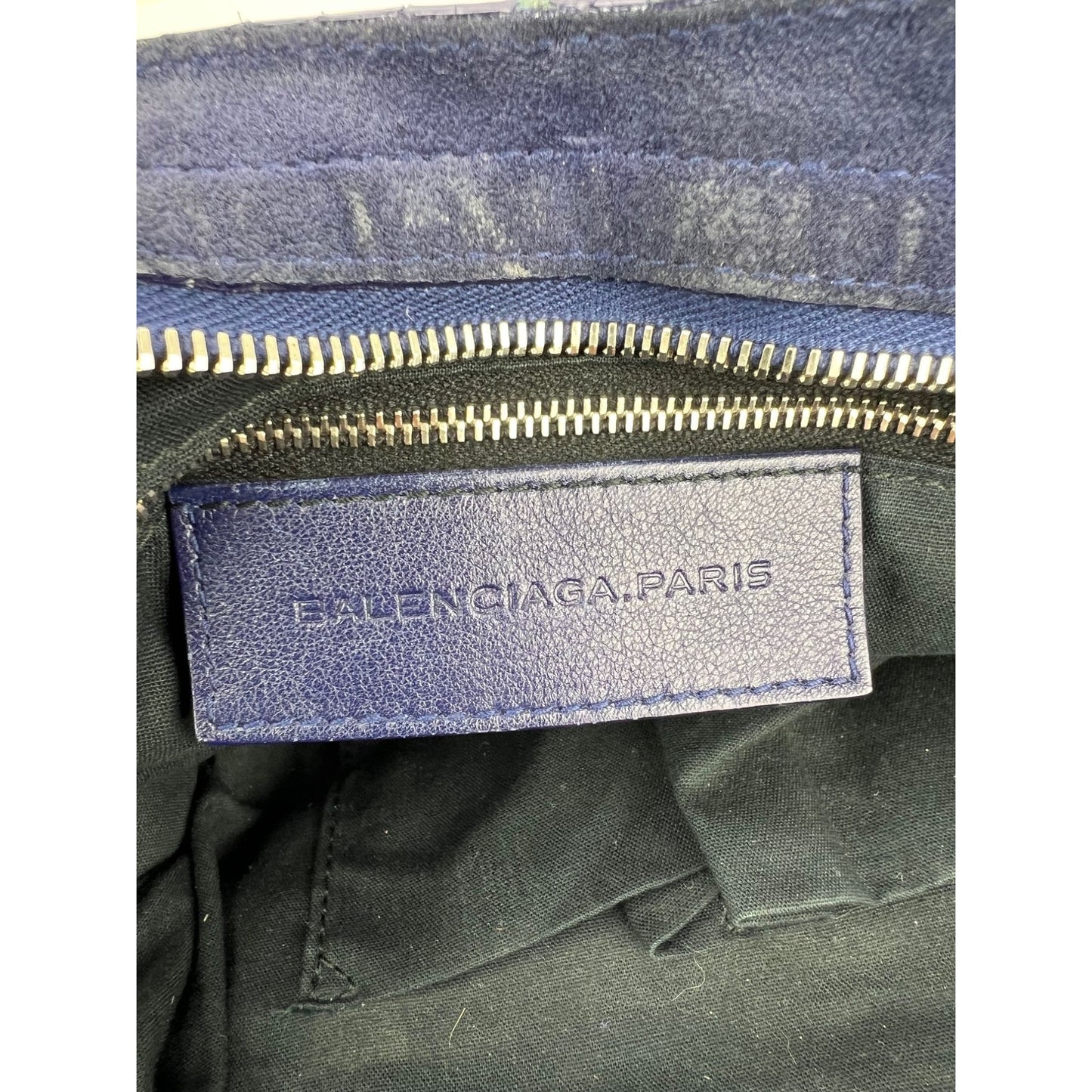 
                  
                    Balenciaga City Blue Suede Medium Shoulder Bag
                  
                