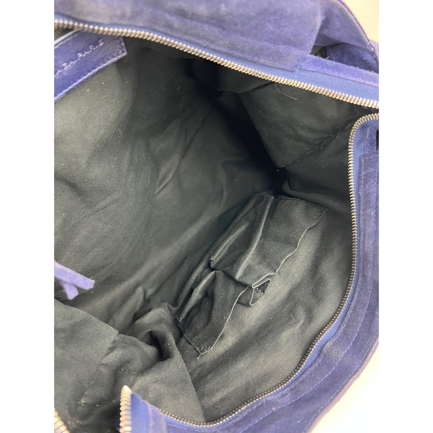 
                  
                    Balenciaga City Blue Suede Medium Shoulder Bag
                  
                