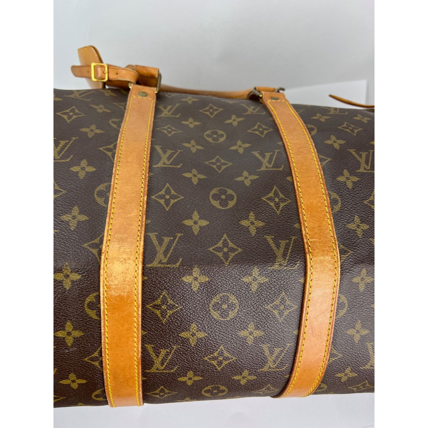 
                  
                    Louis Vuitton Keepall 50 Monogram Canvas Duffle Bag Vintage Luggage
                  
                