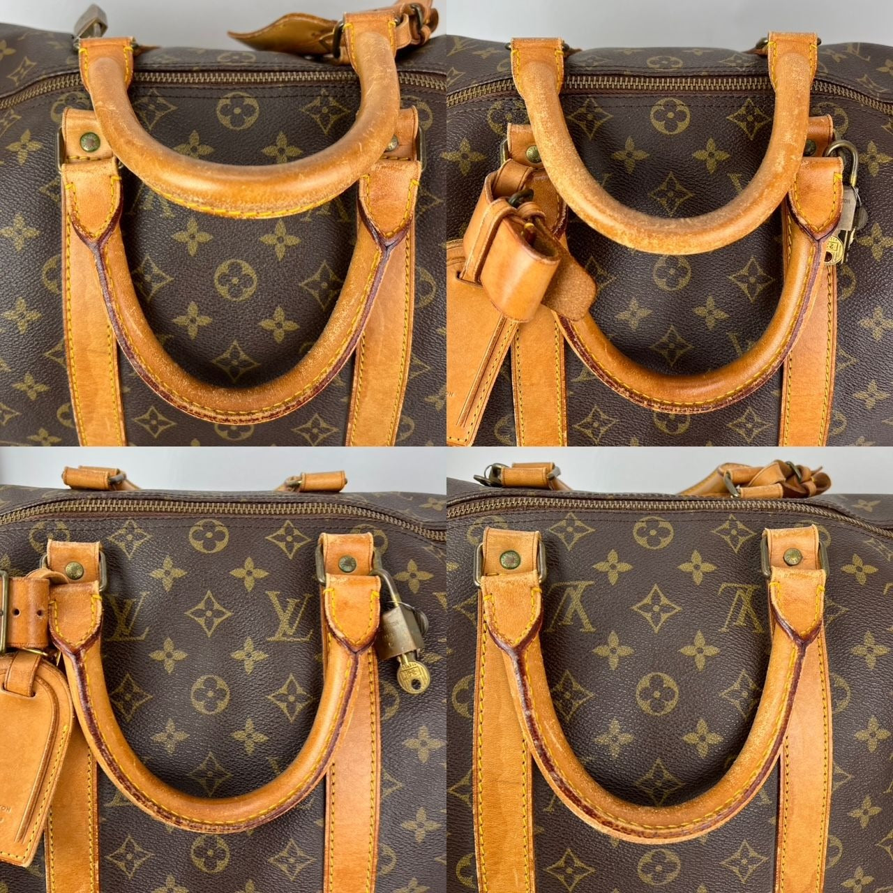 
                  
                    Louis Vuitton Keepall 50 Monogram Canvas Duffle Bag Vintage Luggage
                  
                