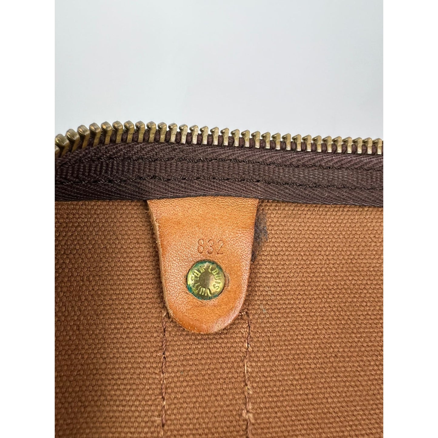 
                  
                    Louis Vuitton Keepall 50 Monogram Canvas Duffle Bag Vintage Luggage
                  
                