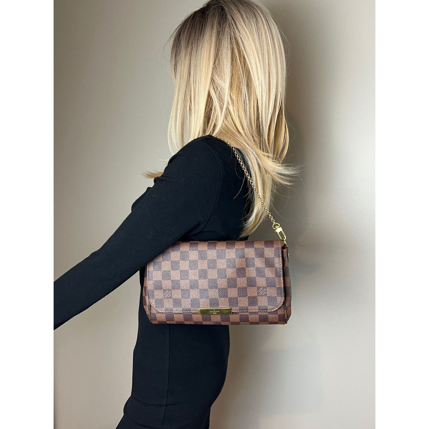 
                  
                    Louis Vuitton Favorite MM Damier Ebene Crossbody Bag
                  
                