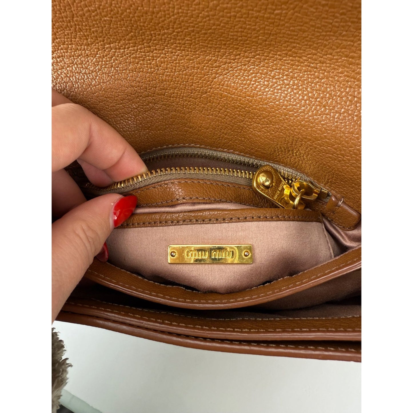 
                  
                    Miu Miu Madres Brown Leather Crystals Crossbody
                  
                